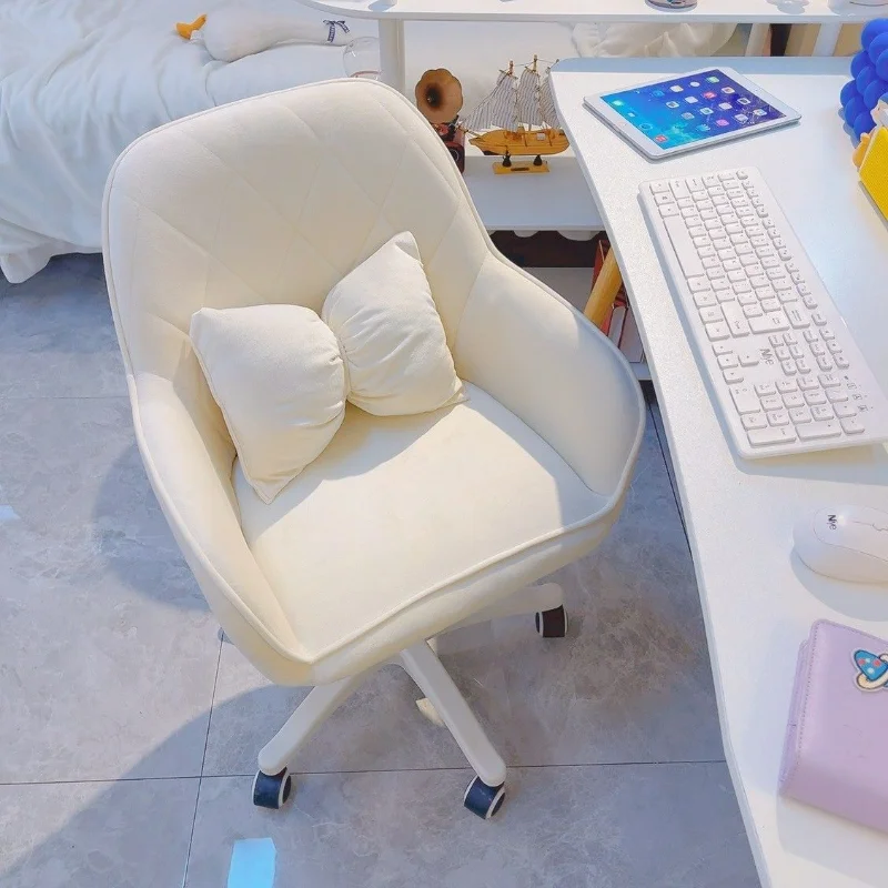 Bedroom Girl Lovely Home Computer Chair Lift Desk Chair Dormitory Study Sedentary Makeup Stool Office Chairs Gamer Chairs