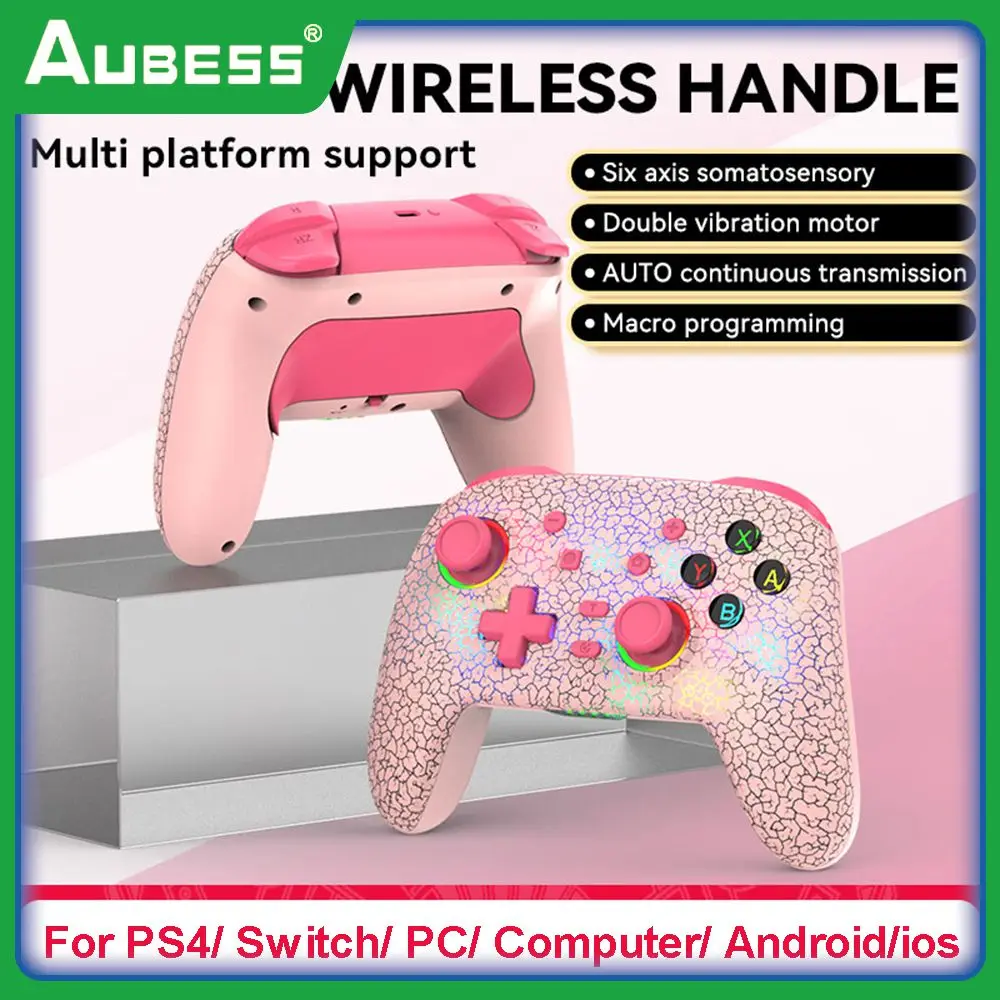 

Customizable Back Buttons Bluetooth-compatible Wired Game Handle Tools Parts Joypad Game Handle For Switch Pro Game Controller