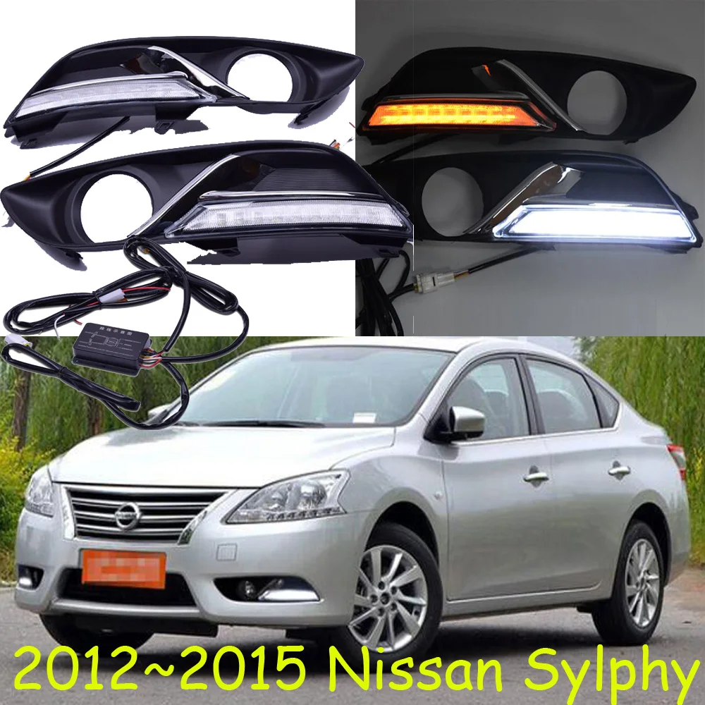 Светодиодный 2012 ~ 2015 Sylphy дневные фотофонари противотуманные фары Micra Titan versa Room
