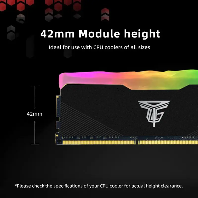 Память Casper RGB DDR4 Ram 16 ГБ 2666 МГц С Охлаждающим Плавником Белый Игровой Настольный