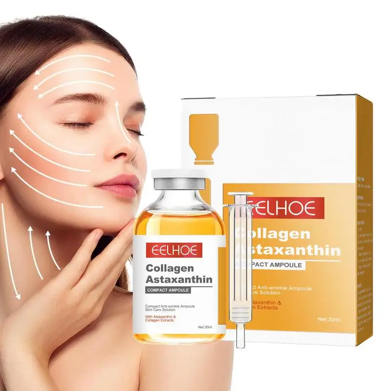 

Face Lift Serums Rapid Firming Lift Face Astaxanthin Ampoule Serums 30ml Skin Care Oil For Face Wrinkles Fine Lines & Puffiness