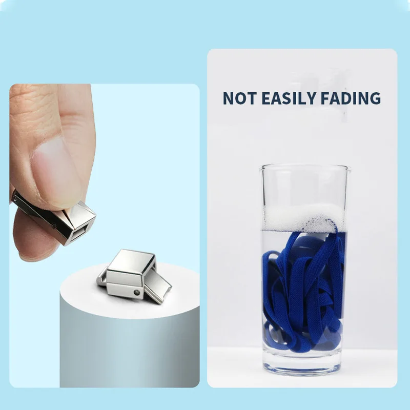 Elastic Laces Sports Colorful Press Lock Shoelaces without ties 8MM Flats No Tie Shoe laces Kids Adult Shoelace Shoes Accessorie