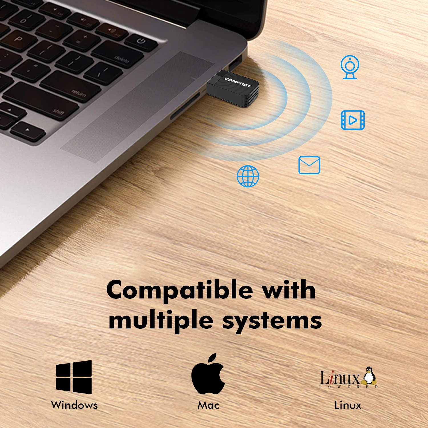 USB 1300 Wi-Fi адаптер 2 4 Мбит/с 802/5 ГГц