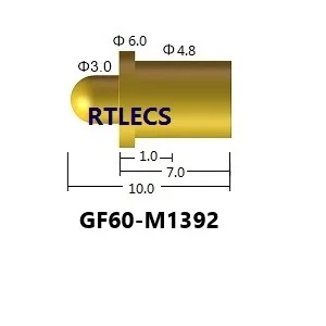 

RTLECS Pogo Pin разъем для литиевой батареи GF серии 1A 2A 5A 8A
