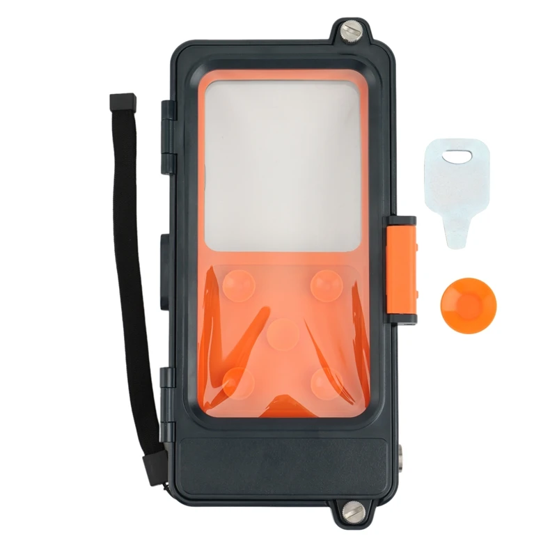 

23X12cm Waterproof Diving Photo Video Recording Underwater Cover Phone Dry Case For Water Games