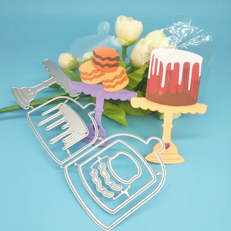 

Cake Dessert Frame Metal Stencil Mold Cutting Dies Decoration Scrapbook Die Cuts Album Paper Craft Embossing DIY Card Crafts
