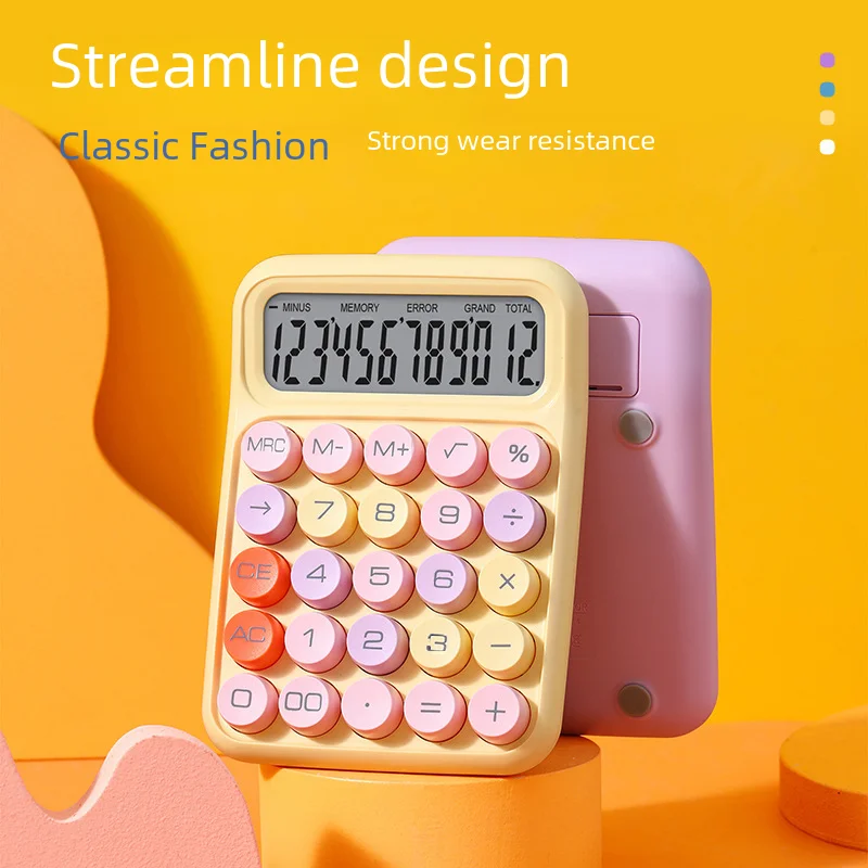 Высокоэстетический красочный калькулятор механическая клавиатура настольный