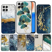 luxury gold foil art case cover for honor x8 play6t x9 x7 8x 9x play 9a 20 30 50 60 magic4 pro 20i 30i shockproof style casing