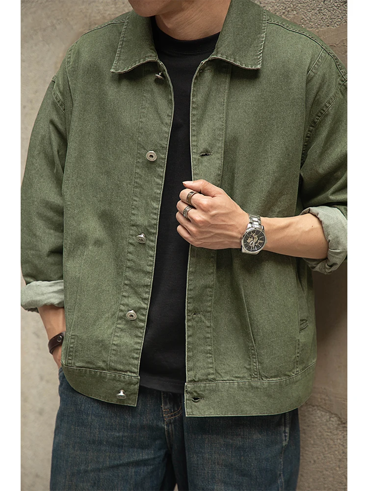 Джинсовая куртка Blade Cargo Amekaji Yeast Mill американская винтажная свободная верхняя