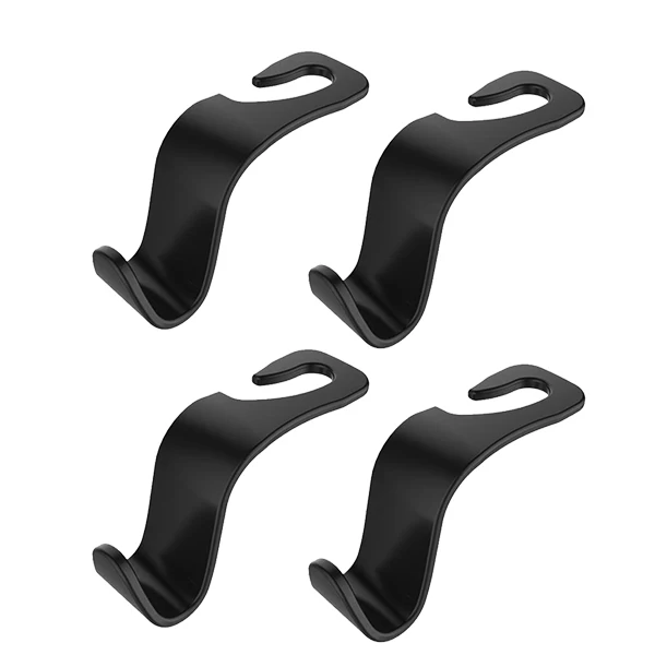 

Крючок для спинки автомобильного сиденья, 4 шт., крючки для подголовника автомобильного сиденья, крючки для хранения автомобильных сумок, автомобильные зажимы, подголовник переднего сиденья, авто вешалки