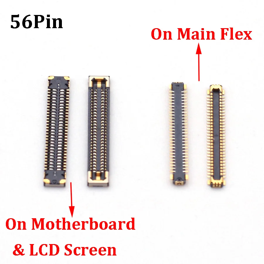 2 шт. 56pin ЖК-дисплей FPC Разъем для Samsung Galaxy S21 Plus G996F ...