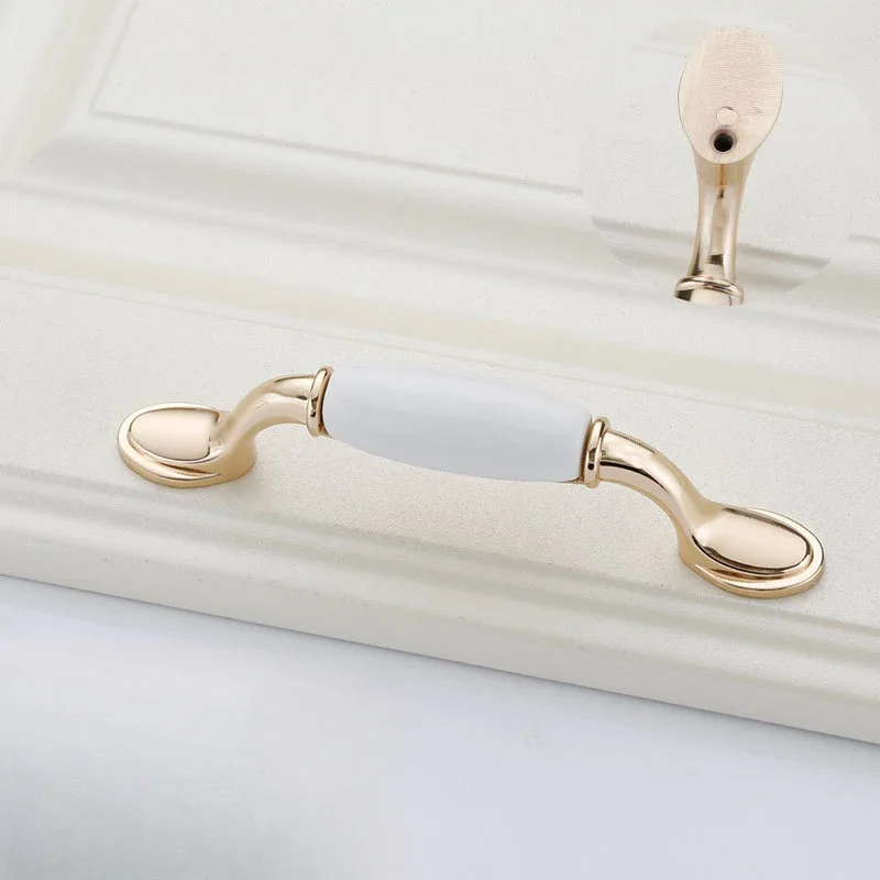 Винтажные ручки для ящиков керамические европейские высокоуровневые в сборе