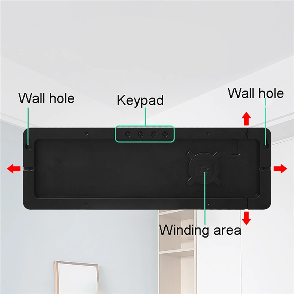 Скидка Домашние настенные электронные часы с большим дисплеем, цифровые светодиодсветодиодный часы с регулировкой яркости и температурой и датой...