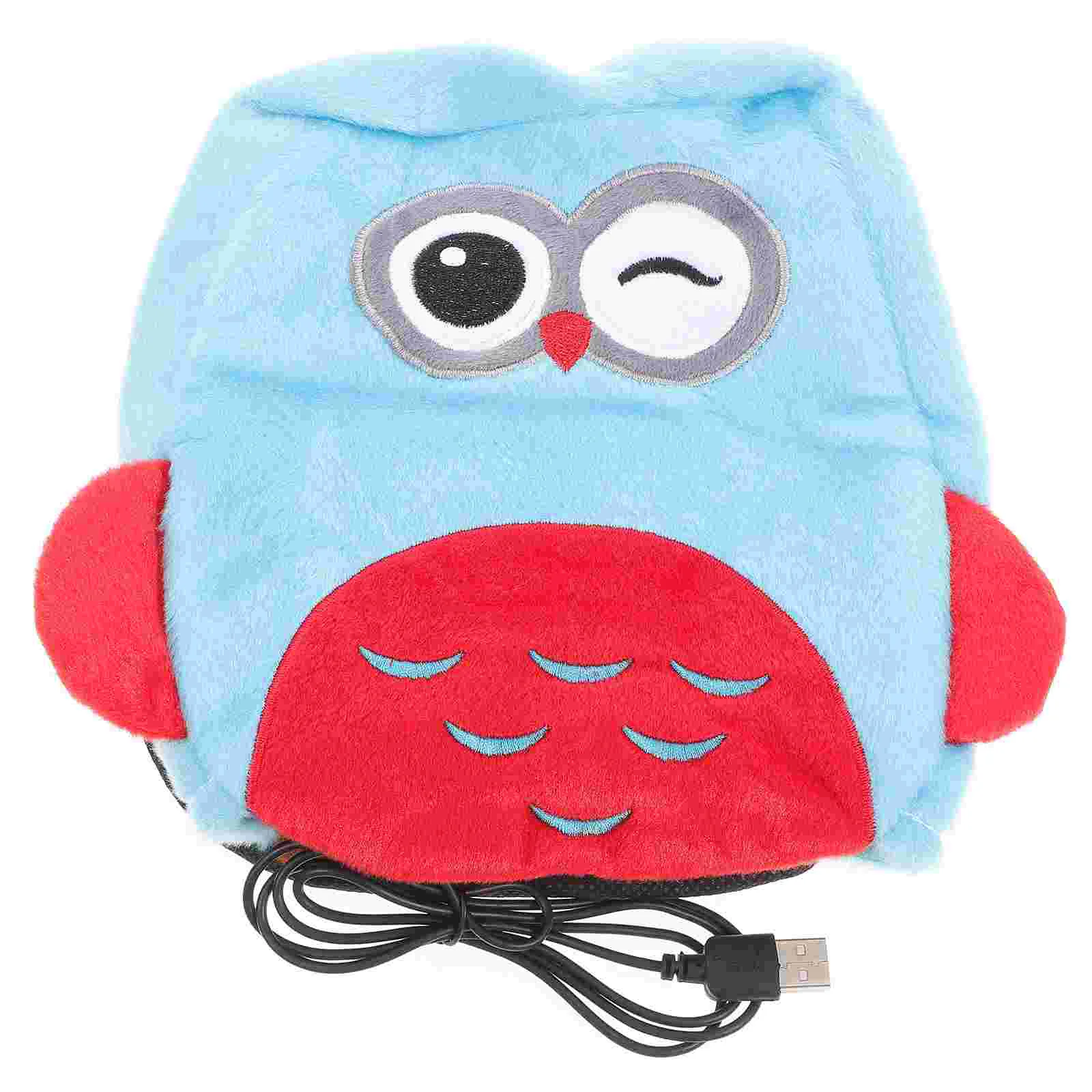 

Hand Warmer Mouse Pad Plush Heating Mat Electric Warmers Heated Computer Winter