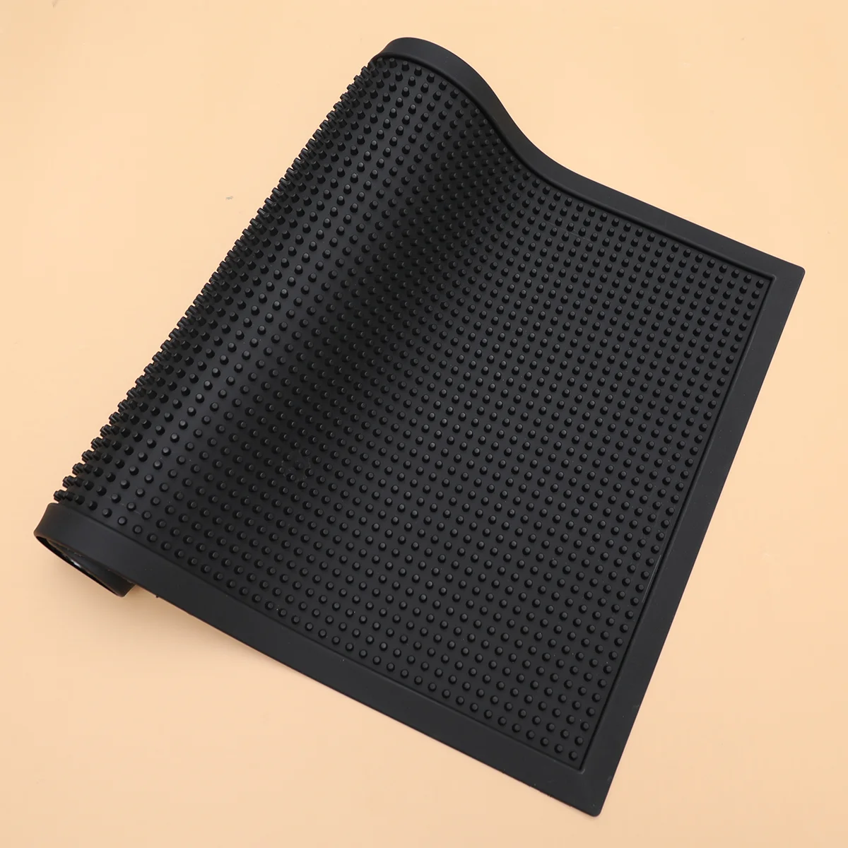 

1PC Sole Pad Washable Nonslip PVC Mat Sanitizing Floor Mat Entrance Mat Door Mat (Black, 40x60x0.8cm)