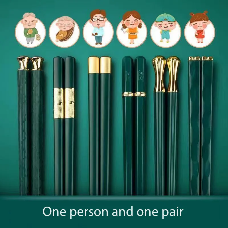 Набор японских китайских палочек для еды набор многоразовых корейских из