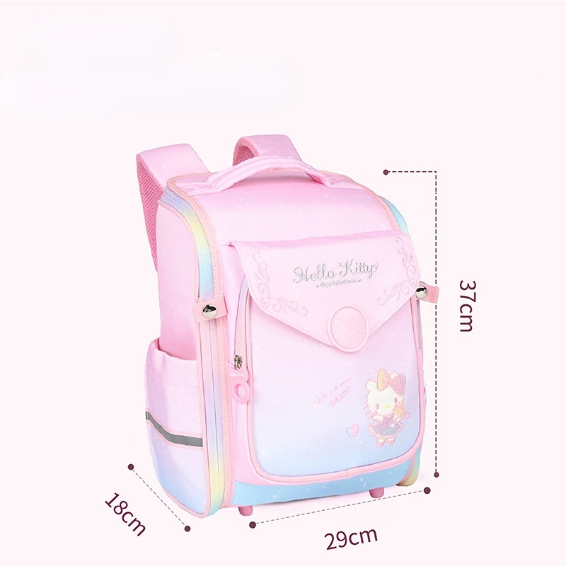 Hello Kitty Schoolbag Primary School Girls 2022 New Lightweight Girl Backpack  bags  backpacks  shipping bags