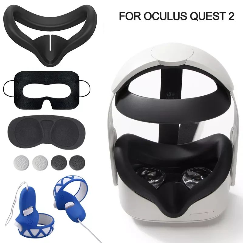 

Lens Protective Cover For Oculus Quest 2 VR Touch Controller Shell Case With Handle Grip Cover For Oculus Quest 2 Accessorie