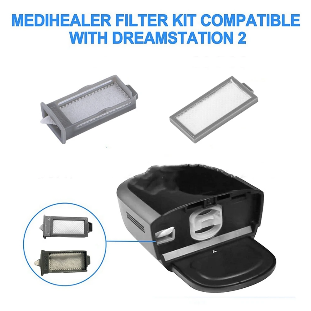 

5Set for Philips Respironics Dreamstation 2 CPAP Reusable Pollen Filter and Disposable Ultra-Fine Filters