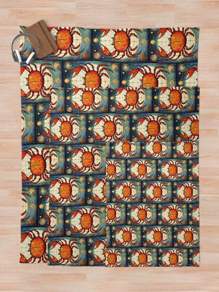 Одеяло с раком фланелевая ткань кровать модные одеяла