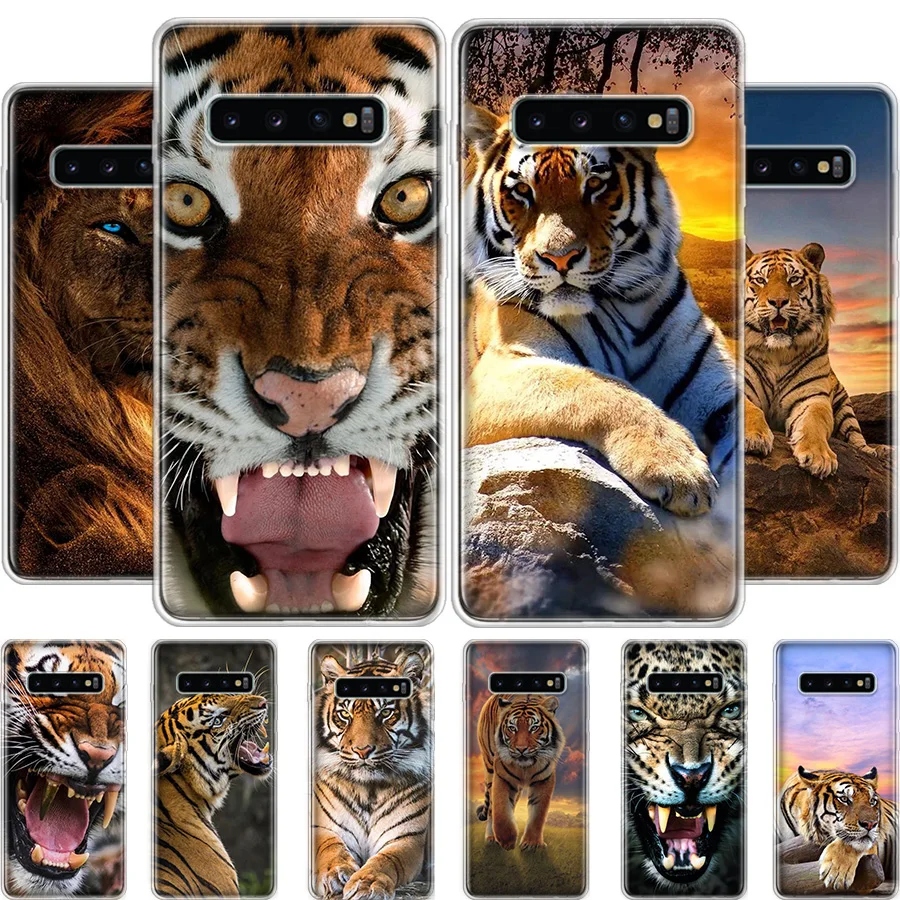 Lion Alpha Male Cub 1 Phone Case For Samsung S23 S22 Ultra S21 Plus Galaxy S20 FE S10 Lite 2020 S9 S8 S7 S6 EDGE TPU Mobile bag