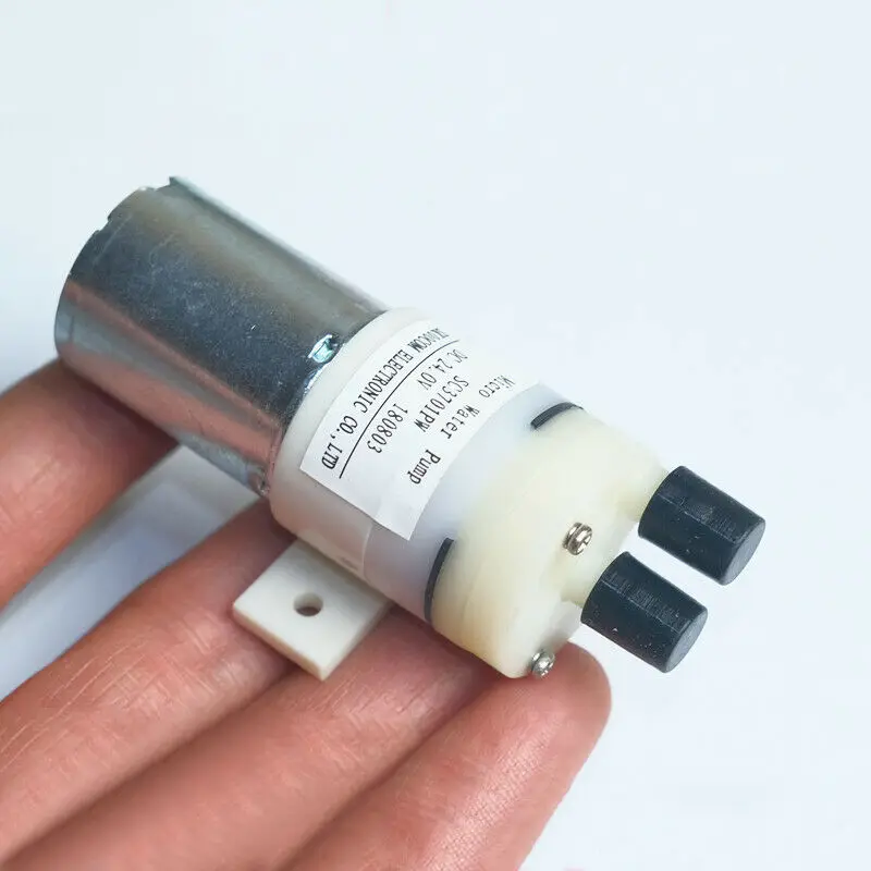 

DC 12V 18V 24V Micro 370 Diaphragm Water Pump Self-priming Water Suction Mute Water Pump SC3701PW for Food Equipments