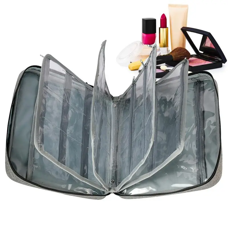 

Сумка с вышивкой для набора, сумка для хранения, сумка для переноски с вышивкой, с 4 прозрачными отделениями для набора инструментов