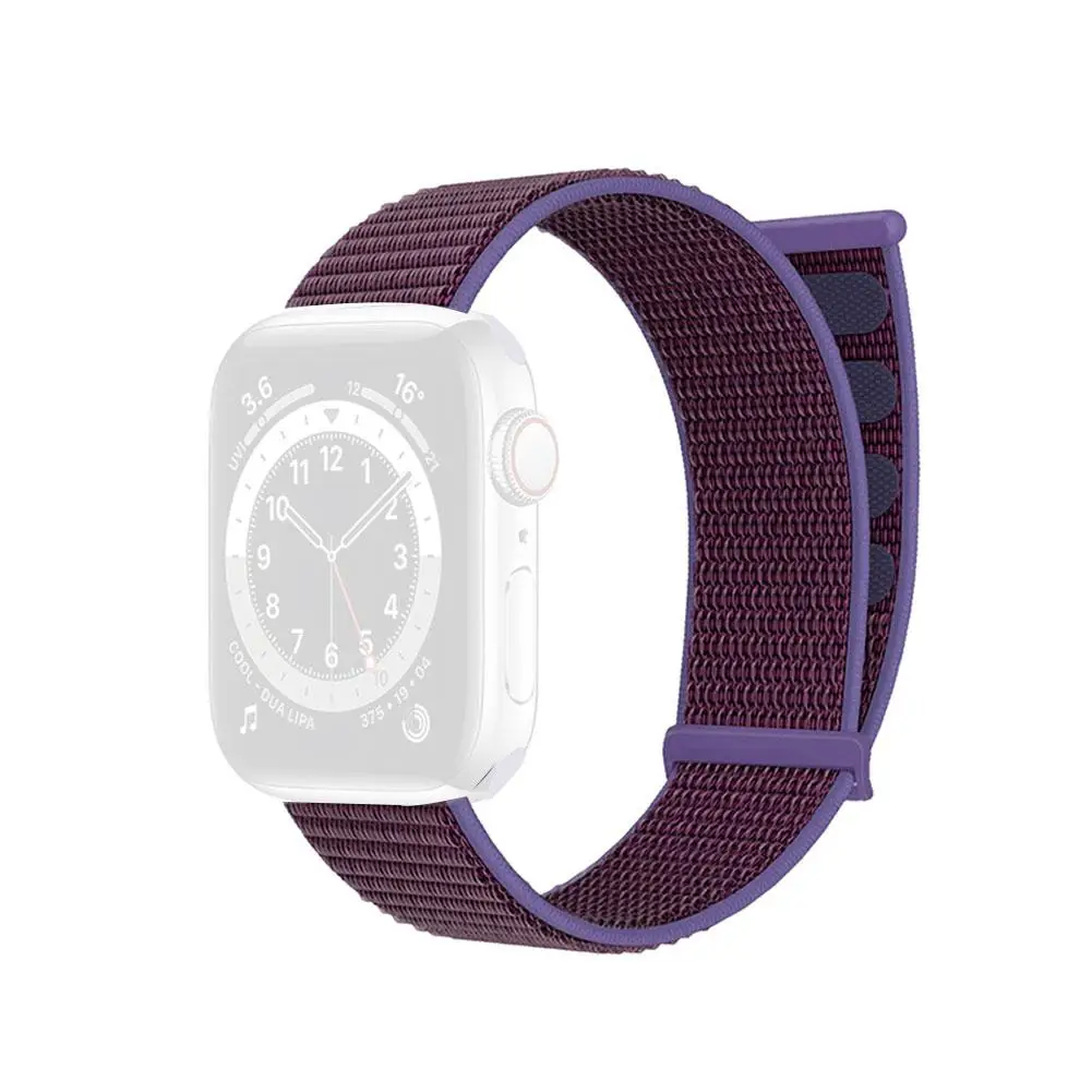 Нейлоновый ремешок с двумя секциями для Apple Watch 8 цвет в ассортименте