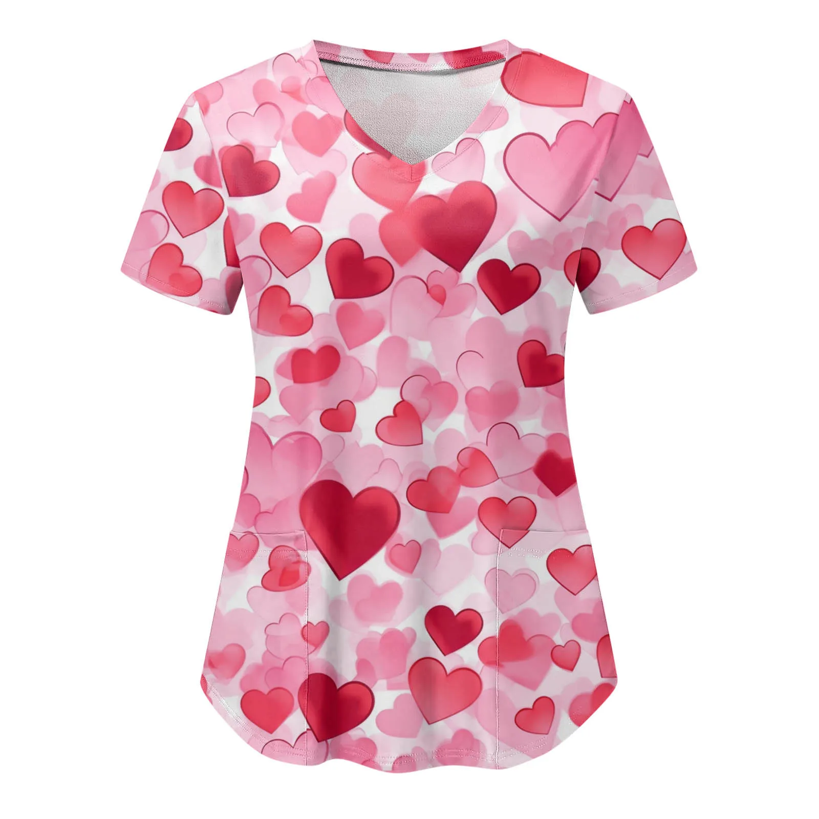 Женская медицинская Униформа с надписью Love