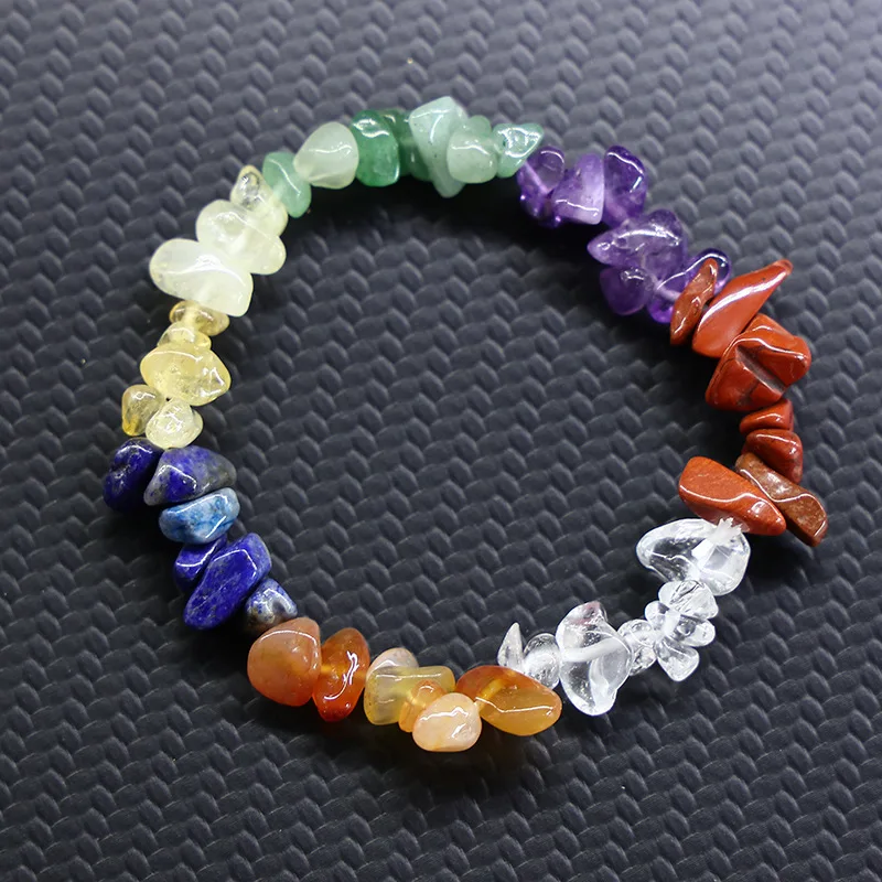 Оптовая продажа 10 шт./лот семь чакр нерегулярные галлетные бусины Рейки