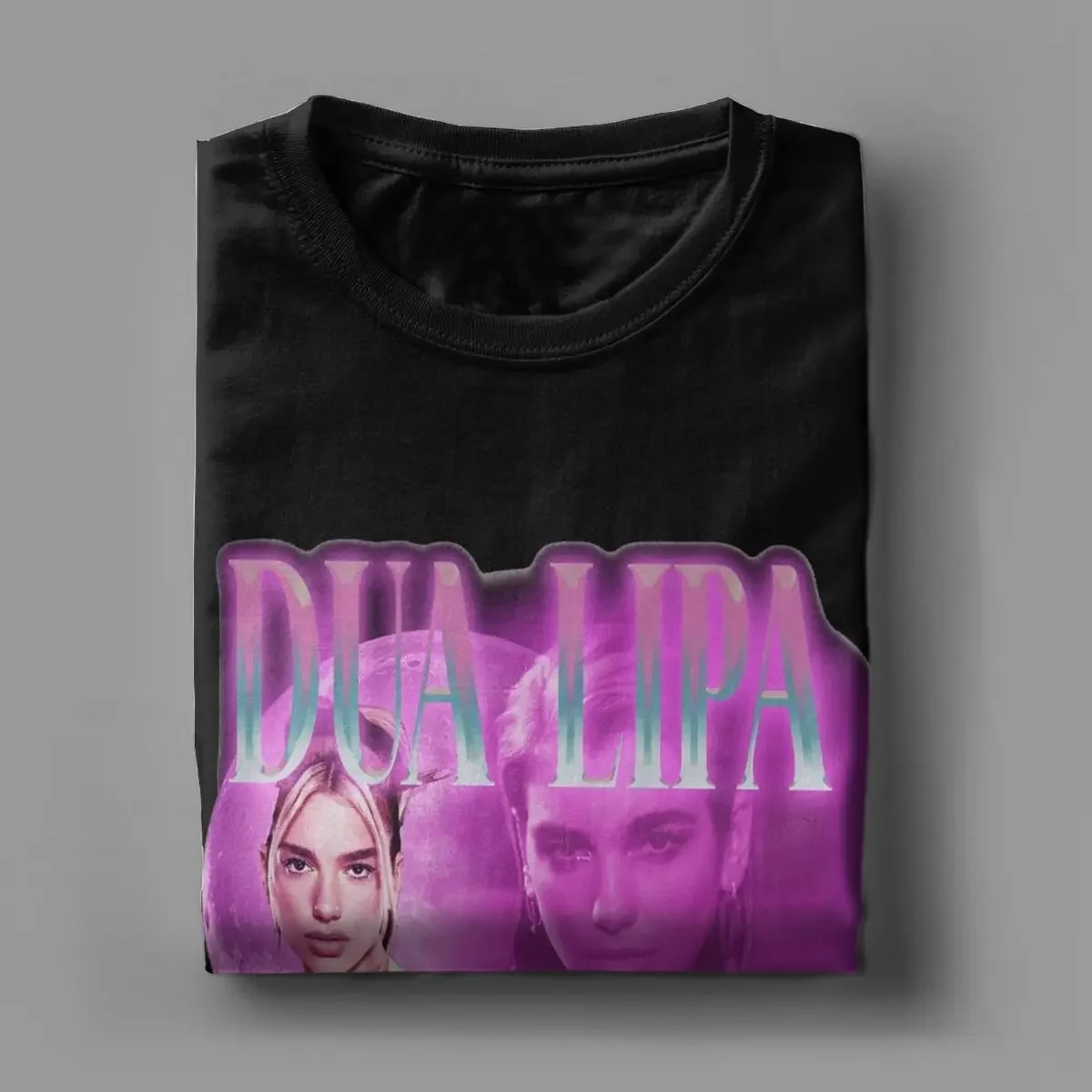Всесезонная Мужская и женская футболка-ботинки D-Dua Lipa Singer забавная футболка из