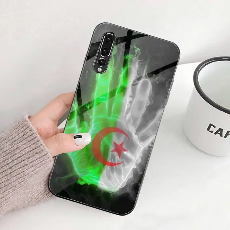 Чехол для телефона с флагом Алжира закаленное стекло Huawei P30 P20 P10 lite honor 7A 8X 9 10 mate 20