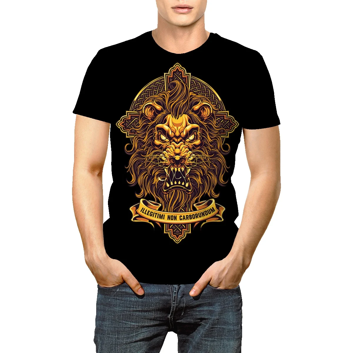 

Мужская одежда с рукавом до локтя с круглым вырезом, Повседневная трендовая футболка для мальчиков с рисунком жирной молодежи, новая одното...