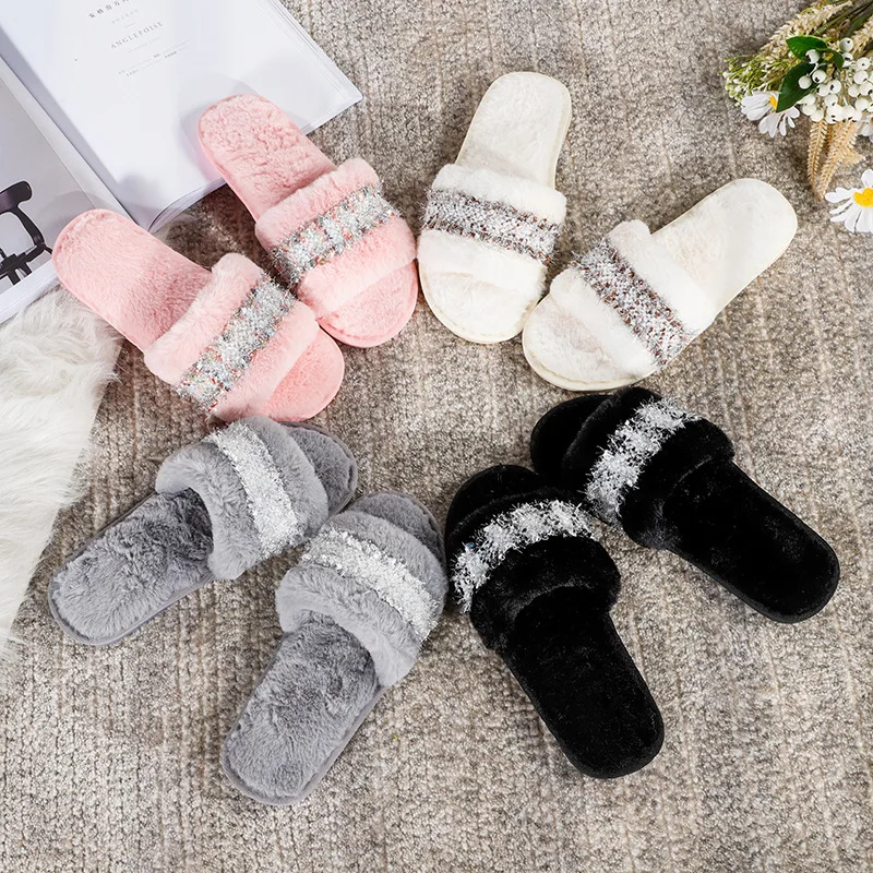 

Шлепанцы мягкие льняные для мужчин и женщин, симпатичные теплые домашние тапочки, сланцы для дома, с мехом, плоская подошва, для Дуду, весна-лето