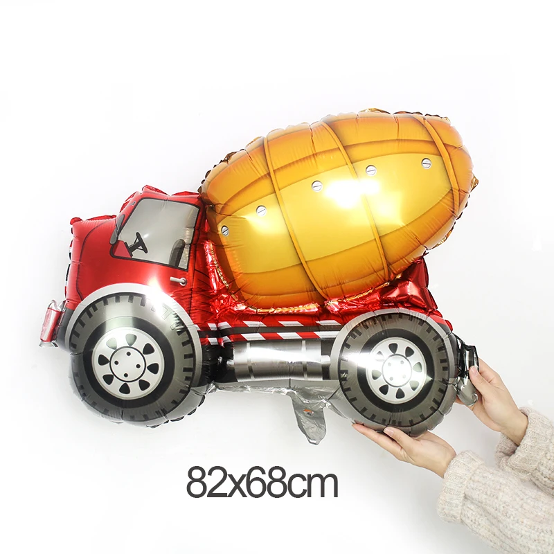 

Large Aircraft Car Fire Truck Bus Train Aluminum Film Balloon Children's Birthday Party Decoration Small Gifts