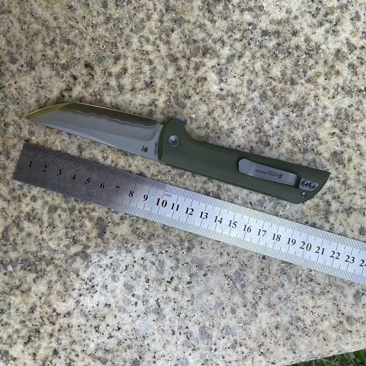 Beishan Wuzhi cut SLD три стальных складных ножа для фруктов EDC японский медный/ручка G10