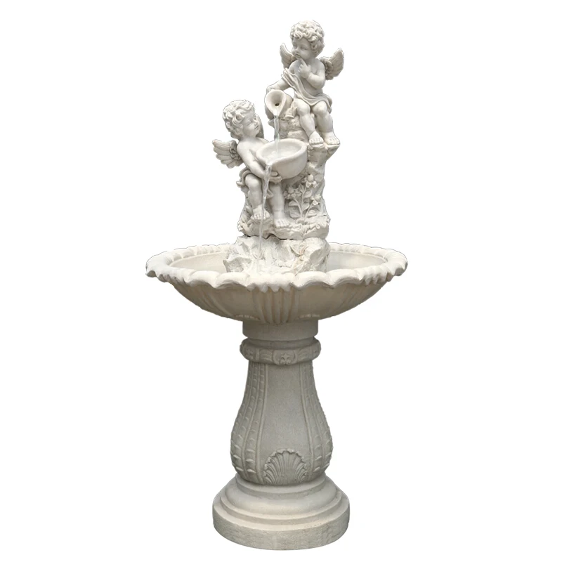 

Large garden water features, fountains, rockery, flowing water, and fish pond decorations