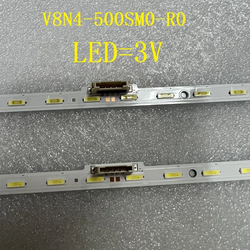 Светодиодная лента 38LED(3 В) для подсветки Samsung V8N4-500SM0-R0 UE50RU7400U UE50RU7470U UE55NU7670U UN55NU740DFXZA