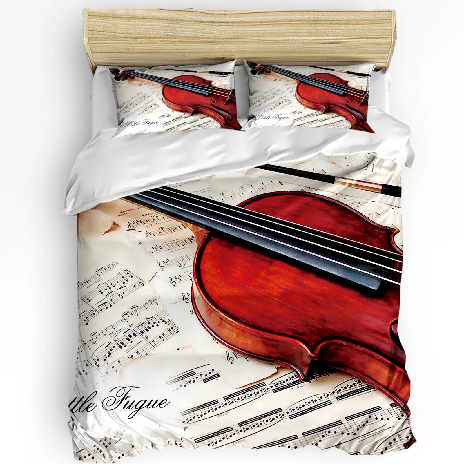 Комплект постельного белья Violin On Sheet Music 3 шт.