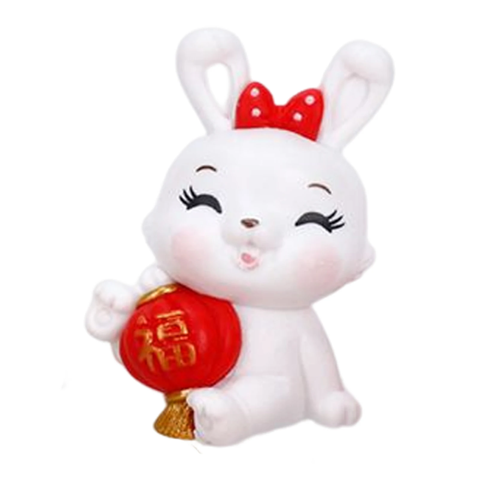 

6 шт., фигурки кроликов, модели автомобилей, игрушки, креативные и реалистичные фигурки героев мультфильма для детей, семьи, пасхальные рожде...