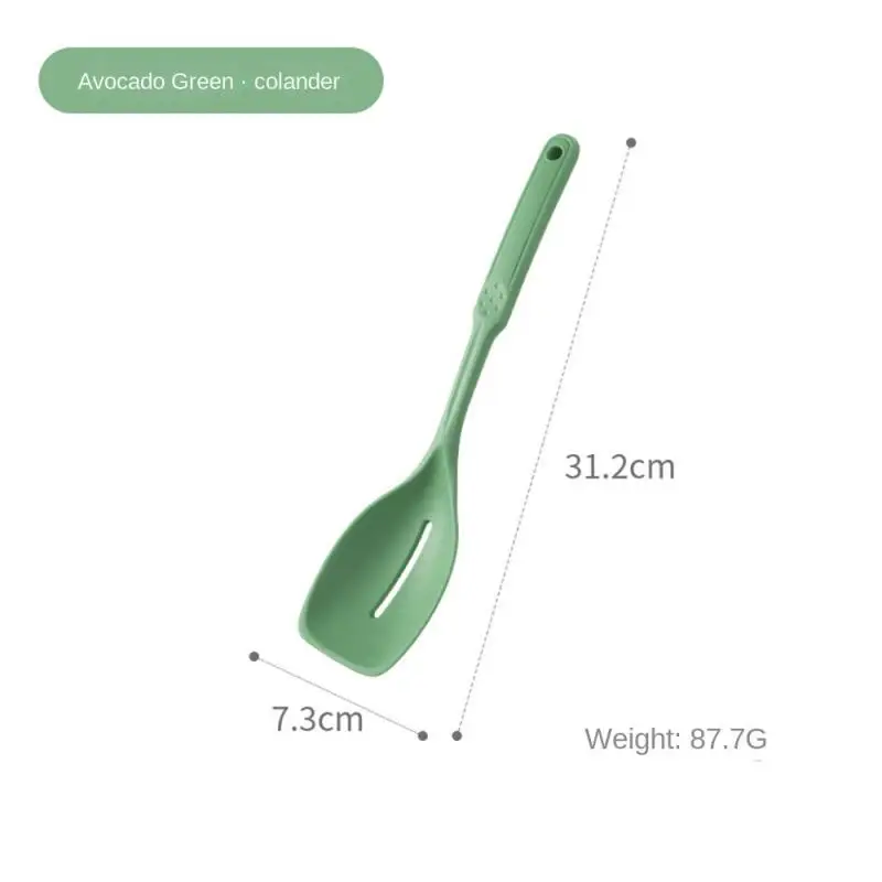 

Hold Comfortable Silicone Spoon Household Tableware Scoop Cooking Utensils Non-slip Stirring Scooping Silicone Mixing Spoon