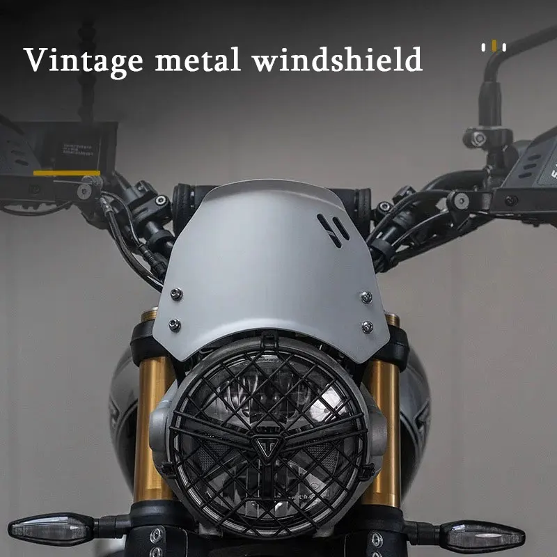 Фото Ветровое стекло для мотоцикла Triumph SCRAMBLER 400 X 2024-2025: Защитный экран и аксессуары №4