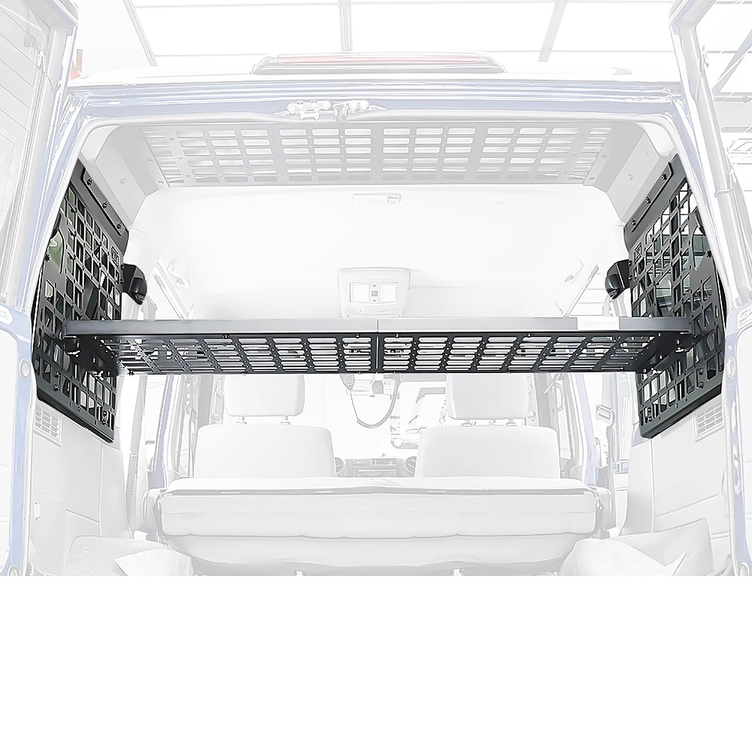 Фото Для Toyota Land Cruiser 76 LC76 2025 Molle панель задний багажник для хранения модульная боковая панель центральная полка на крышу комплект органайзера для груза №5