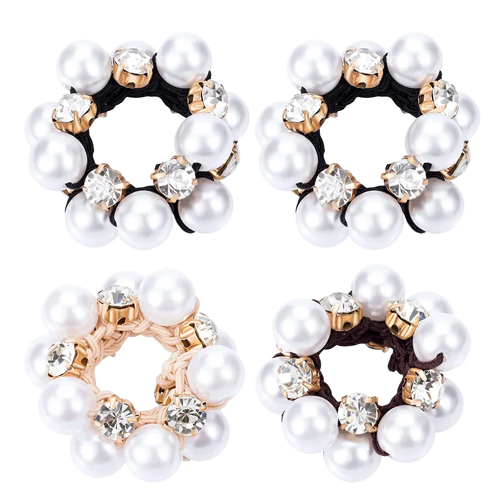 

Rubber Band Hair Accessories Women Headdress Ponytail Holders Elastic Rope Ties