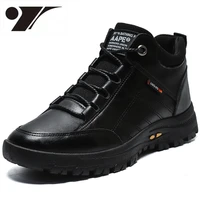 fashion mens shoes new mid top boots retro comfort tooling mens boots outdoor mountaineering wear resistant boots