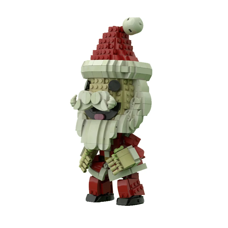 943 шт. рождественская серия Moc костюм Санта-Санта набор строительных блоков