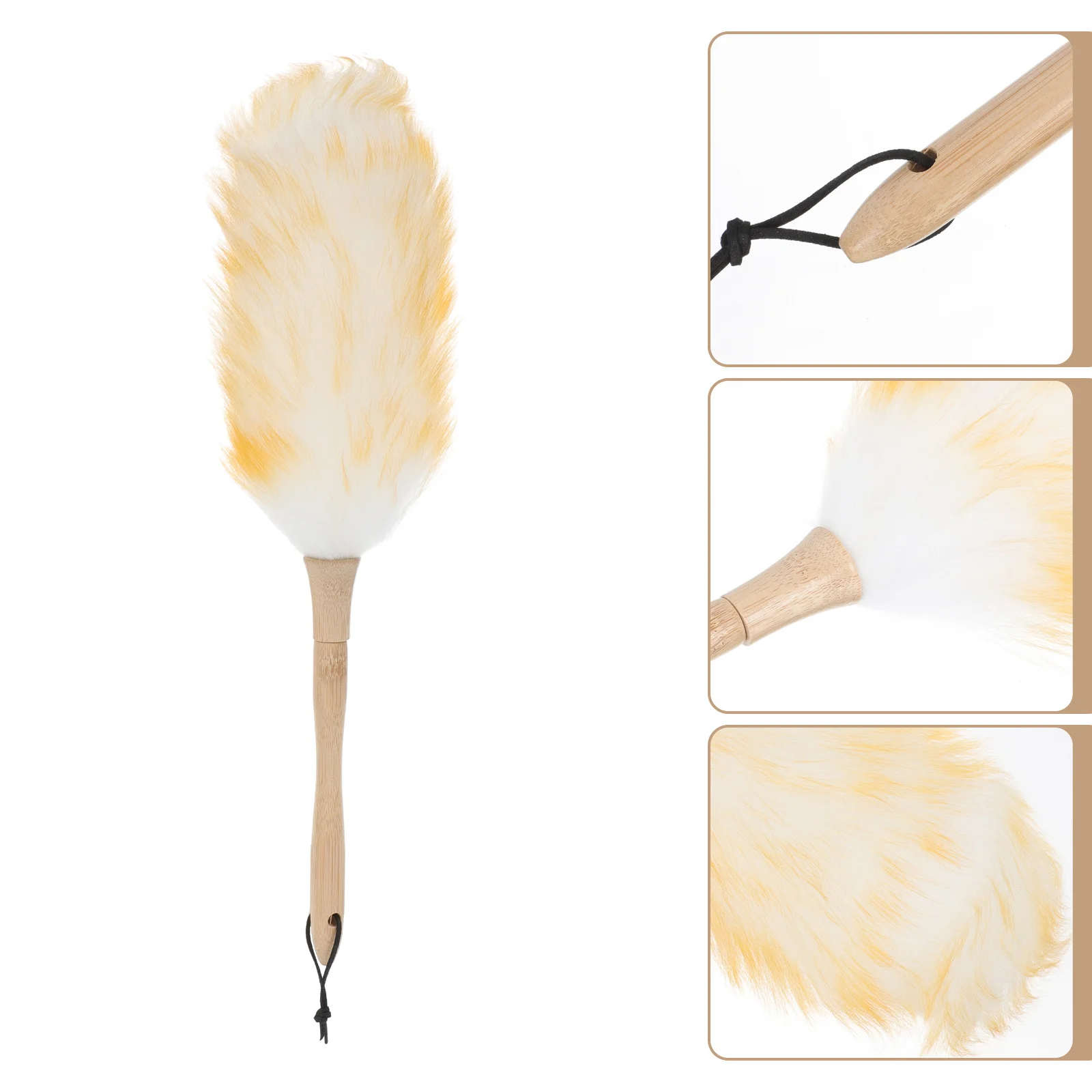 

Wool Furniture Duster Furniture Cleaning Brush Household Anti-Slip Dirt Remover