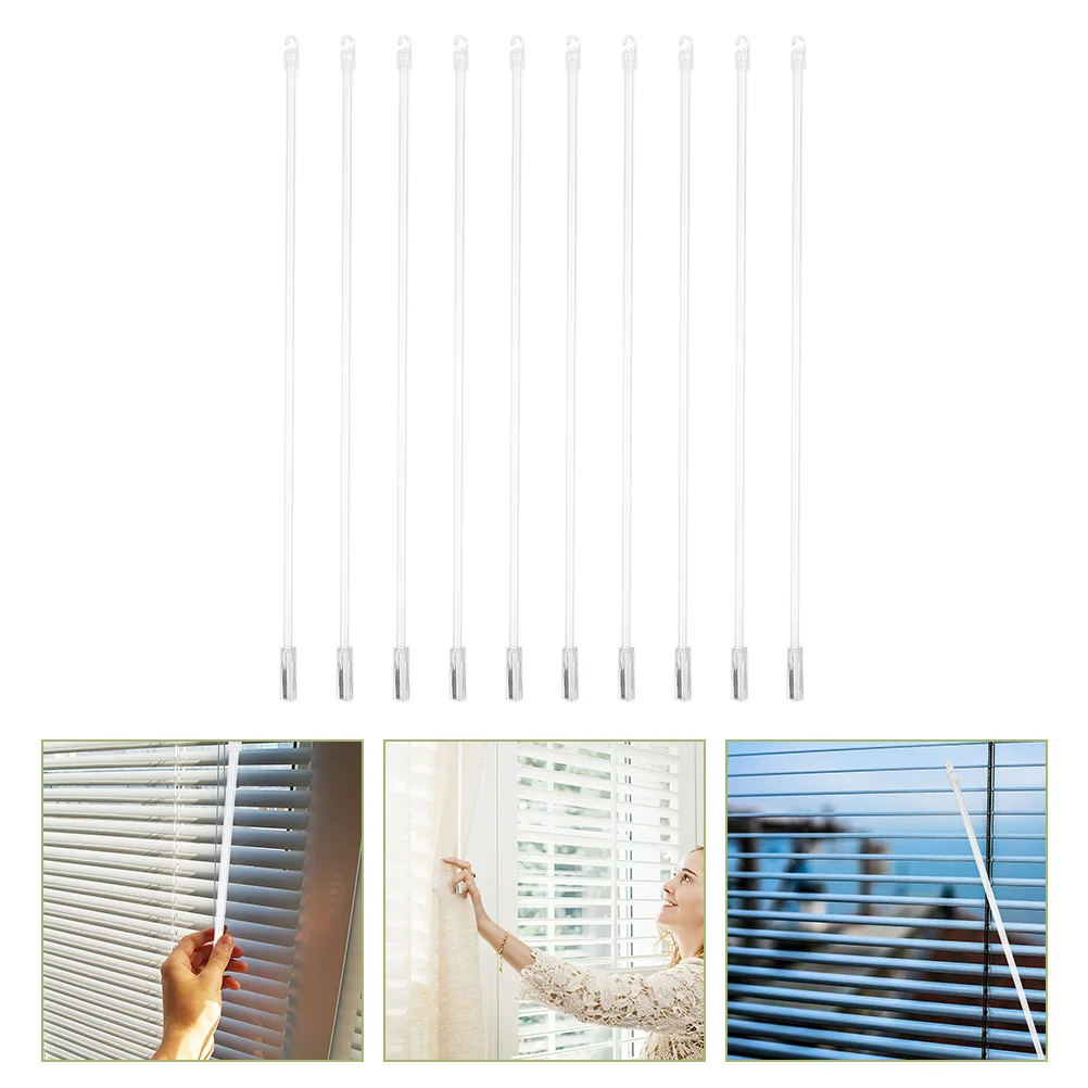 

10pcs Blind Wand Vertical Blind Replacement Part 17 Inch Curtain Accessories