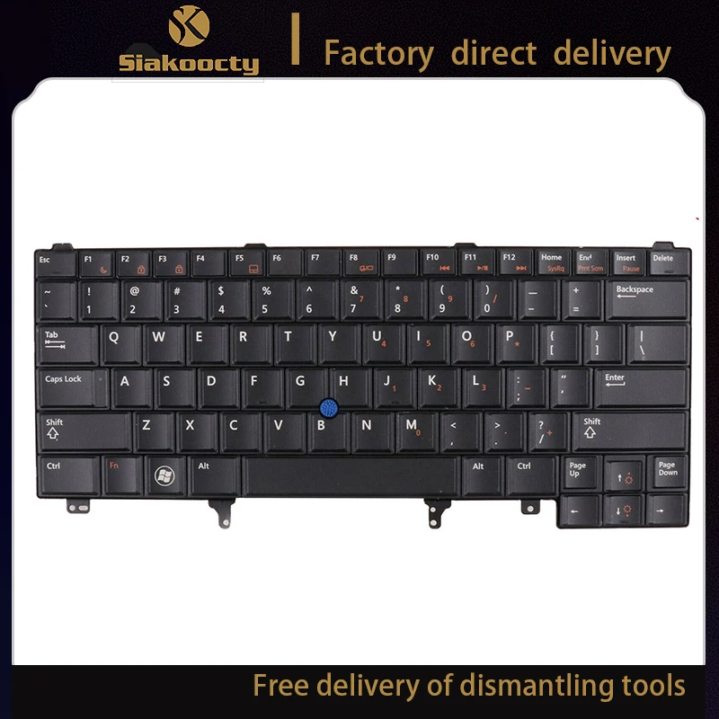 Новая клавиатура Siakoocty для Dell Latitude E6320 E5420 E5430 E6420 E6430 US без подсветки 24P9J |