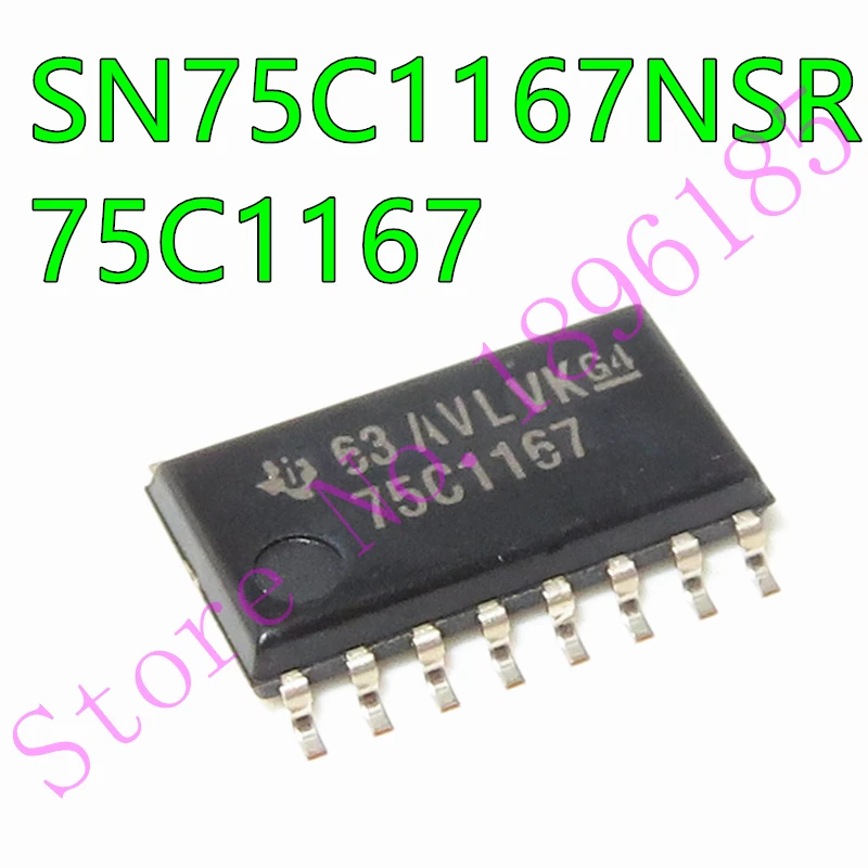 SN75C1167NSR 75C1167 SOP-16 двойные дифференциальные драйверы и приемники